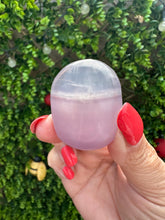 Load image into Gallery viewer, Lilac Fluorite|Lavender Fluorite|Yttrium Fluorite Palm Stone
