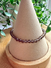 Load image into Gallery viewer, Smokey Quartz 4mm Faceted Stretch Bracelet
