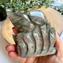 Load image into Gallery viewer, Labradorite Dolphins Carving
