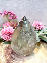 Load image into Gallery viewer, Smokey Quartz Flame from Brazil|High Quality|Consciously Sourced|Crystal Carving|Crystal Healing
