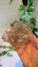 Load image into Gallery viewer, Smokey Quartz Rose Carving on Custom Stand|Home Decor
