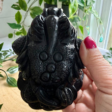 Load image into Gallery viewer, Black Obsidian Money Frog|Toad
