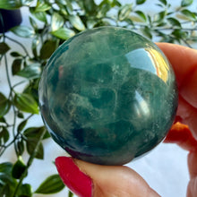 Load image into Gallery viewer, Blue Fluorite Sphere 4.5cm
