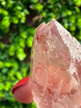 Load image into Gallery viewer, Natural Pink Lemurian Quartz on Custom Stand

