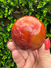 Load image into Gallery viewer, Carnelian Sphere 6.2cm from Madagascar

