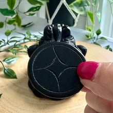 Load image into Gallery viewer, Black Obsidian Money Frog|Toad
