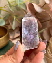 Load image into Gallery viewer, Lepidolite Mica Point|Tower|ConsciouslySourced|Crystal|Flashy
