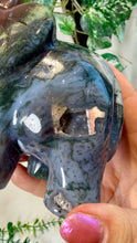 Load image into Gallery viewer, Red Moss Agate Elephant
