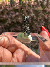 Load image into Gallery viewer, Moldavite Piece from Chlum, Czech Republic
