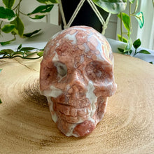 Load image into Gallery viewer, Pink Petal Agate Skull
