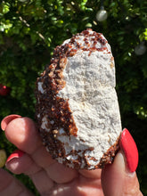 Load image into Gallery viewer, Spessartine Garnet on Feldspar Specimen
