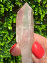 Load image into Gallery viewer, Natural Pink Lemurian Quartz on Custom Stand
