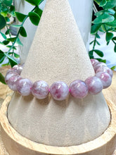 Load image into Gallery viewer, Pink Tourmaline 10mm Stretch Beaded Bracelet
