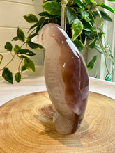 Load image into Gallery viewer, Druzy Agate Penguin Carving - Flip Flop
