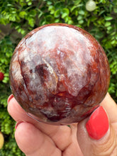 Load image into Gallery viewer, Fire Quartz Sphere from Madagascar with stand. Approx 5.5cm
