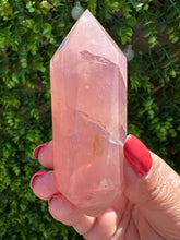 Load image into Gallery viewer, Rose Quartz Double Terminated Point from Madagascar
