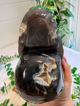 Load image into Gallery viewer, Agate Skull with Druzy
