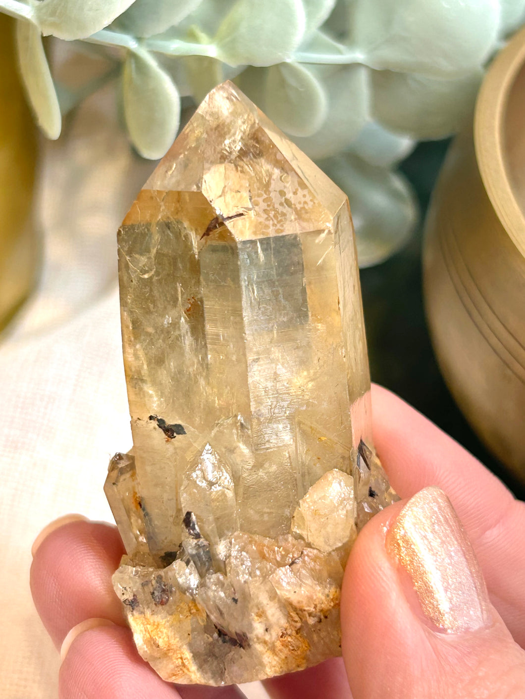 Kundalini Citrine|Raw Crystal|Consciously Sourced|Crystal Cluster