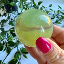 Load image into Gallery viewer, Mango Fluorite Sphere 5cm
