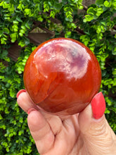 Load image into Gallery viewer, Carnelian Sphere 6.2cm from Madagascar
