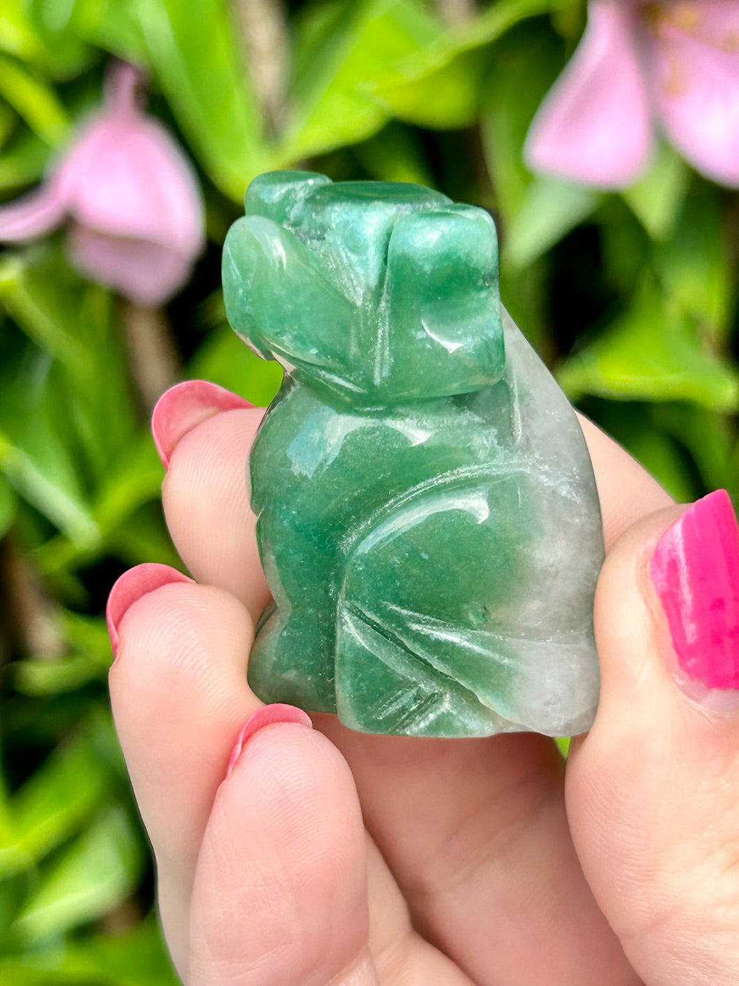 Green Aventurine Dog Carving|Ethically Sourced|Lucky|Carvings