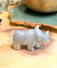 Load image into Gallery viewer, Agate Rhino|Crystal Carving|Consciously Sourced
