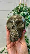 Load image into Gallery viewer, Natural Pyrite Skull (Dolly)
