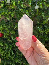 Load image into Gallery viewer, Rose Quartz Double Terminated Point from Madagascar|Rose Quartz DT|Crystal Healing
