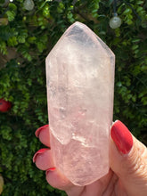 Load image into Gallery viewer, Rose Quartz Double Terminated Point from Madagascar|Rose Quartz DT|Crystal Healing
