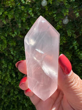 Load image into Gallery viewer, Rose Quartz Double Terminated Point from Madagascar|Rose Quartz DT|Crystal Healing
