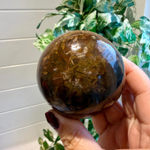 Load image into Gallery viewer, Petrified Wood Sphere 7cm with Stand|Fossilised Wood|Fossil
