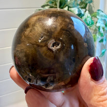 Load image into Gallery viewer, Petrified Wood Sphere 7.5cm with Stand|Fossilised Wood|Fossil
