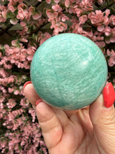 Load image into Gallery viewer, Amazonite Sphere 6.3cm|Crystal Sphere
