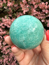 Load image into Gallery viewer, Amazonite Sphere 6.3cm|Crystal Sphere
