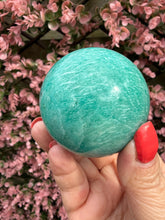 Load image into Gallery viewer, Amazonite Sphere 5.8cm|Crystal Sphere
