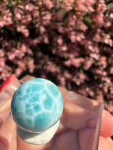 Load image into Gallery viewer, Larimar Sphere 1.83cm|Crystal Energy|Throat Chakra|Crystal Gift
