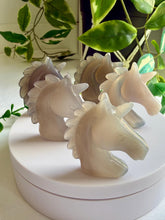 Load image into Gallery viewer, Agate Unicorn Carvings|Crystal Decor|Crystal Gift
