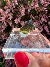 Load image into Gallery viewer, Moldavite Piece from Chlum, Czech Republic|Tektite|High Vibration Crystal
