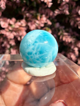 Load image into Gallery viewer, Larimar Sphere 1.8cm|Genuine Larimar|Sphere Decor|Crystal Gift
