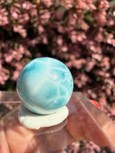 Load image into Gallery viewer, Larimar Sphere 1.83cm|Crystal Energy|Throat Chakra|Crystal Gift
