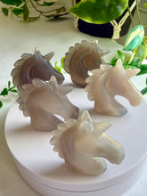 Load image into Gallery viewer, Agate Unicorn Carvings|Crystal Decor|Crystal Gift
