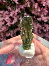 Load image into Gallery viewer, Moldavite Piece from Chlum, Czech Republic|Tektite|High Vibration Crystal
