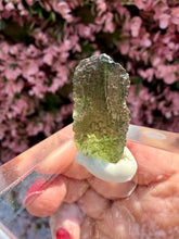 Load image into Gallery viewer, Moldavite Piece from Chlum, Czech Republic|Tektite|High Vibration Crystal

