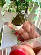Load image into Gallery viewer, Moldavite Piece from Chlum, Czech Republic|Tektite|High Vibration Crystal
