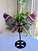 Load image into Gallery viewer, Rainbow Fluorite Butterfly Wings|Home Decor|Crystal Decor|Gift

