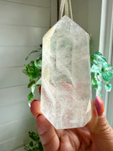 Load image into Gallery viewer, Clear Quartz Tower from Madagascar|Crystal Point|Home Decor|Crystal Energy
