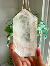 Load image into Gallery viewer, Clear Quartz Tower from Madagascar|Crystal Point|Home Decor|Crystal Energy
