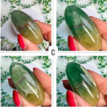 Load image into Gallery viewer, Mango Fluorite Shiva|Pocket Crystal
