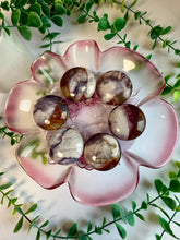 Load image into Gallery viewer, Pink Lace Chalcedony Cookie|Round Flat Stone|Palm Stone|Pocket Crystal
