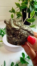 Load image into Gallery viewer, Pyrite Money Frog|Money Toad|Prosperity|Luck|Fortune
